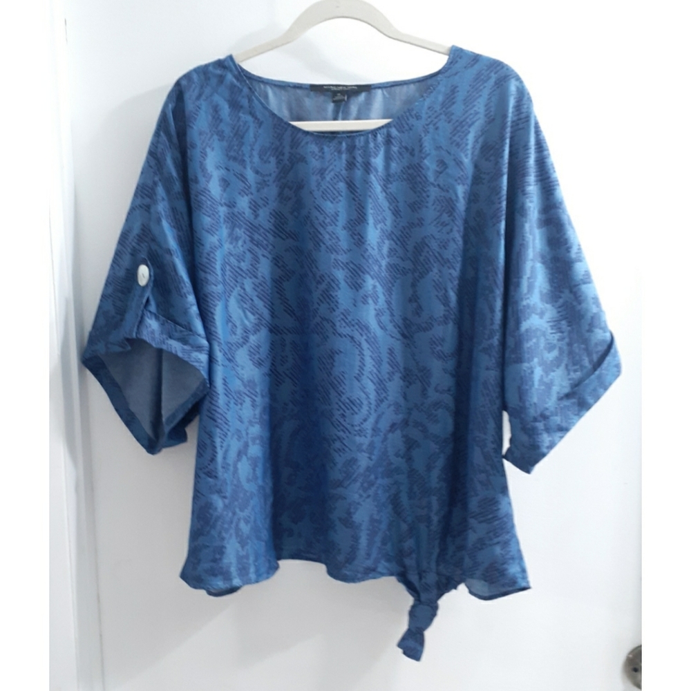 💥5 for 25  Marc  by Andrew Marc blue blouse